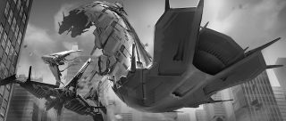 Illustration for article titled The Avengers' Leviathan warships could have been more H.R. Giger-esque